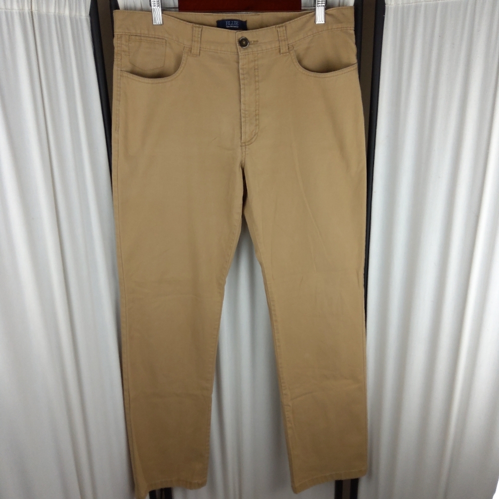 Blue Saks Fifth Avenue Chinos,‎ Hickory, Men's Size 36